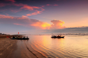 Ngất ngây vẻ đẹp yên bình ở biển Diễn Thành - Nghệ An