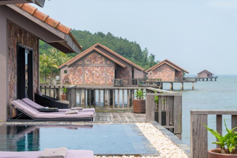 Hình ảnh tại biệt thự nằm trên mặt nước ở Vedana Lagoon Resort & Spa Huế